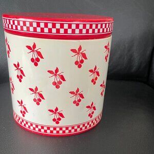 Vintage Tin Cherry/Checker (England)
